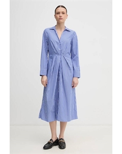 Хлопковое платье, фиолетовый Tommy hilfiger