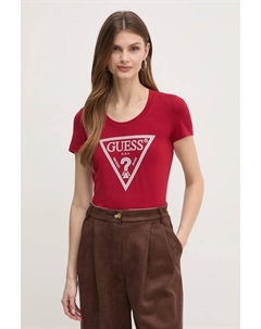 Футболка, бордовый Guess