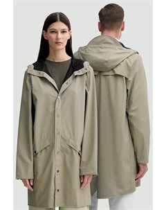 Длинная куртка Long Jacket W1, зеленый Rains