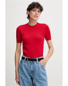 Хлопковый свитер, красный Tommy jeans