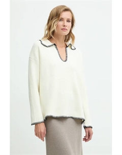 Свитер с шерстью, бежевый Answear lab