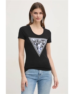 Футболка, черный Guess