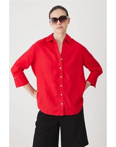 Льняная рубашка, красный Medicine