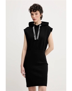 Хлопковое платье, черный Karl lagerfeld jeans