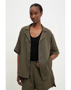 Хлопковая рубашка, зеленый Answear lab