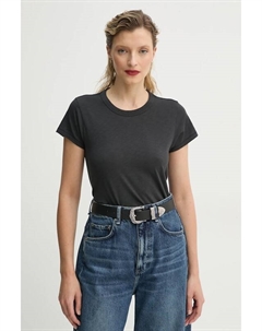 Футболка из хлопка, черный Rag & bone