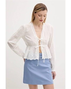 Хлопковая рубашка, бежевый Answear lab