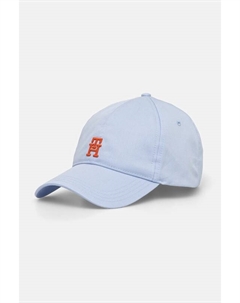 Хлопковая кепка с козырьком, синий Tommy hilfiger