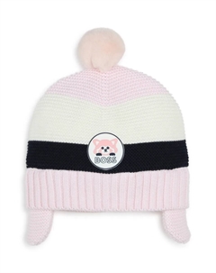 Шапка бини с помпоном, розовый Boss kidswear