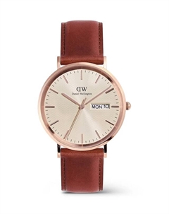 Часы, коричневый Daniel wellington