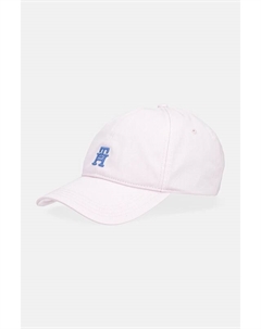 Хлопковая кепка с козырьком, розовый Tommy hilfiger