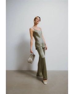 Кожаная сумка, серый Answear lab