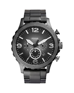 Часы, серый Fossil