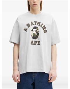 Футболка с логотипом, серый A bathing ape®