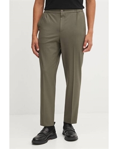 Шерстяные брюки, зеленый Hugo