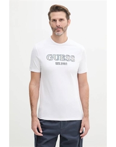 Хлопковая поло, белый Guess