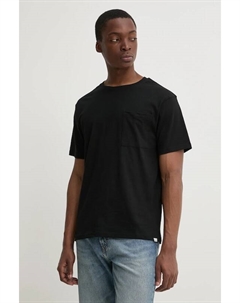 Хлопковая футболка, черный Solid