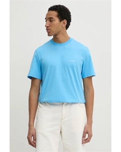 Хлопковая футболка, синий Msgm