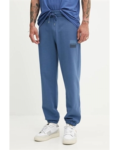 Хлопковые спортивные брюки, синий Hugo
