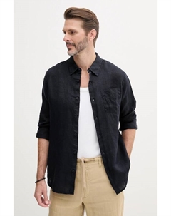 Льняная рубашка NAPA, темно-синий Guess