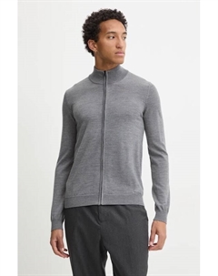 Шерстяной кардиган, серый Hugo