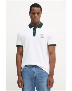 Хлопковая поло, белый Guess