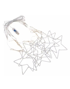 Гирлянда NEON-NIGHT 315-849 занавес из росы с фигурами Звезд 1,5х1,15м 156 LED мультиколор IP20 USB + пульт управления Neon-night