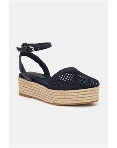 Эспадрильи KNIT MESH на платформе, темно-синий Tommy hilfiger
