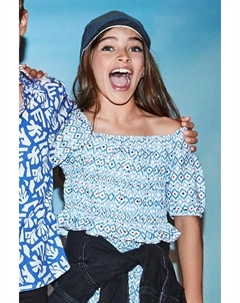 Детская блузка, синий Mayoral