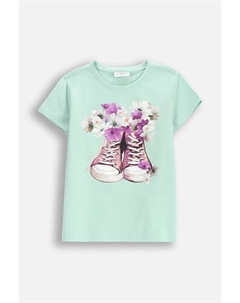 Детская футболка, бирюзовый Coccodrillo