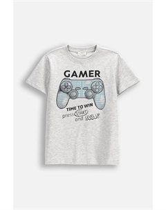 Детская футболка, серый Coccodrillo