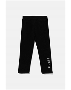 Детские хлопковые спортивные брюки, черный Guess