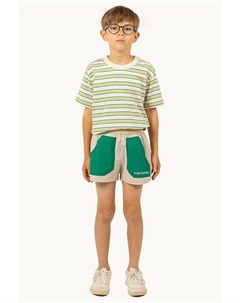 Детские шорты Color Block Short, бежевый Tinycottons