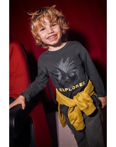 Хлопковая водолазка, серый Mayoral