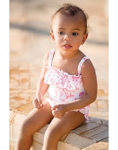 Детский купальник цельнокроеный, фиолетовый Tartine et chocolat