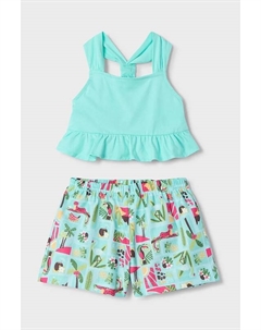 Детский хлопковый комплект, бирюзовый Mayoral