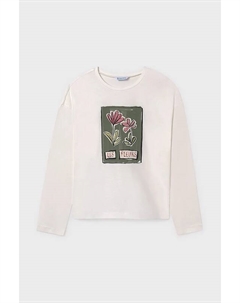 Хлопковая водолазка, белый Mayoral