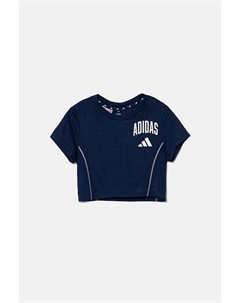 Детская футболка, темно-синий Adidas