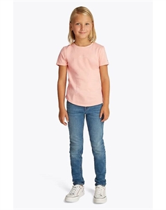 Детская хлопковая футболка, розовый Tommy hilfiger