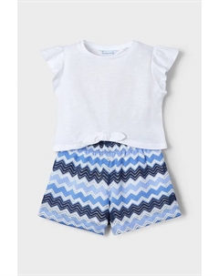 Детский хлопковый комплект, синий Mayoral