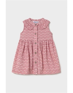 Детское хлопковое платье, розовый Mayoral