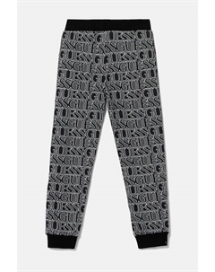 Детские хлопковые спортивные брюки, черный Guess