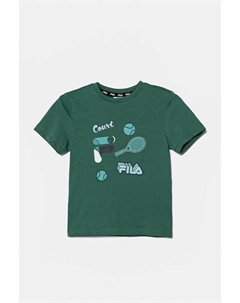 Детская хлопковая футболка LOPAR, зеленый Fila
