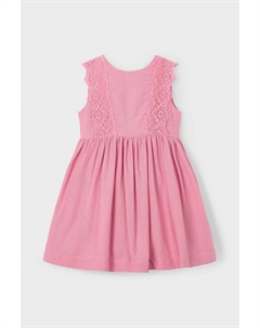 Детское платье с добавлением льна, розовый Mayoral
