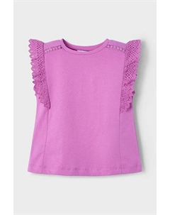 Детская хлопковая футболка, розовый Mayoral