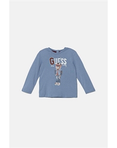 Детская хлопковая водолазка, синий Guess