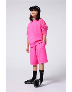 Детская хлопковая толстовка, розовый Marc jacobs