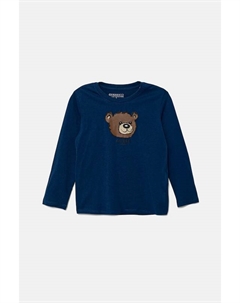 Детская хлопковая водолазка, синий Guess