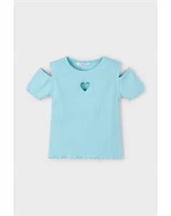 Детская футболка, бирюзовый Mayoral