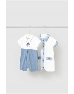 Детские ползунки 2 шт, синий Mayoral newborn